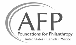 AFP FOUNDATIONS FOR PHILANTHROPY UNITEDSTATES · CANADA · MEXICO trademark