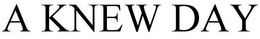 A KNEW DAY trademark