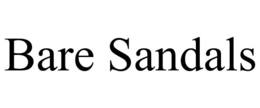 BARE SANDALS trademark