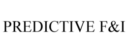 PREDICTIVE F&I trademark