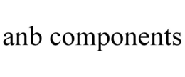 ANB COMPONENTS trademark