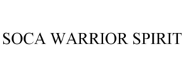 SOCA WARRIOR SPIRIT trademark