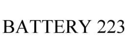 BATTERY 223 trademark