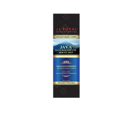 JJ ROYAL COFFEE SPECIALTY GRADE 1 COFFEE JAVA KAYUMAS ESTATE MOUNT IJEN SINGLE ESTATE RESERVE SPECIALTY GRADE 1 COFFEE SWEET AROMAS WITH RICH, FULL-BODIED, CARAMEL FLAVORS NET WT. 8OZ(227 G) 100% ARABICA WHOLE BEANS trademark
