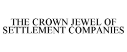 THE CROWN JEWEL OF SETTLEMENT COMPANIES trademark