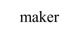 MAKER trademark