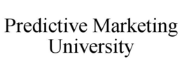 PREDICTIVE MARKETING UNIVERSITY trademark