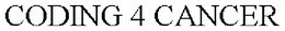 CODING 4 CANCER trademark