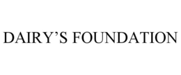 DAIRY'S FOUNDATION trademark