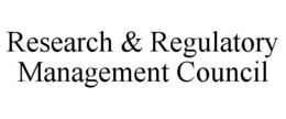RESEARCH & REGULATORY MANAGEMENT COUNCIL trademark