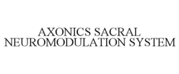 AXONICS SACRAL NEUROMODULATION SYSTEM trademark
