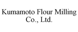 KUMAMOTO FLOUR MILLING CO., LTD. trademark