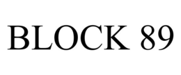 BLOCK 89 trademark