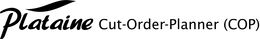 PLATAINE CUT-ORDER-PLANNER (COP) trademark