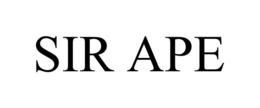 SIR APE trademark
