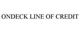 ONDECK LINE OF CREDIT trademark