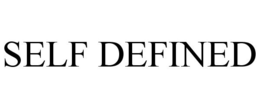 SELF DEFINED trademark