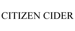 CITIZEN CIDER trademark