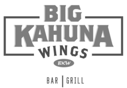 BIG KAHUNA WINGS BKW BAR GRILL trademark