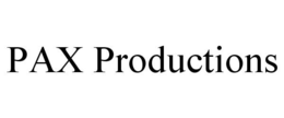 PAX PRODUCTIONS trademark