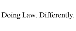 DOING LAW. DIFFERENTLY. trademark