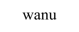 WANU trademark