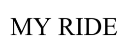 MY RIDE trademark