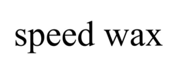 SPEED WAX trademark