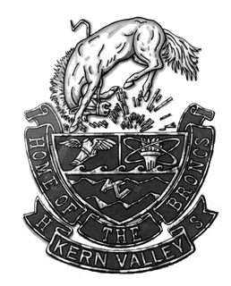 KV HOME OF THE BRONCS H KERN VALLEY S trademark