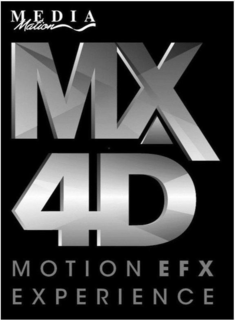 MEDIAMATION MX4D MOTION EFX EXPERIENCE trademark