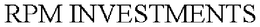 RPM INVESTMENTS trademark