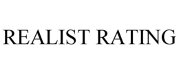 REALIST RATING trademark