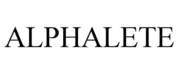 ALPHALETE trademark