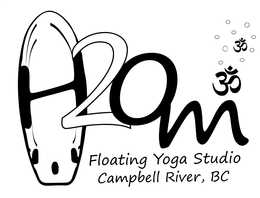 H2OM FLOATING YOGA STUDIO CAMPBELL RIVER, BC trademark