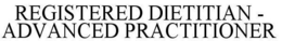 REGISTERED DIETITIAN - ADVANCED PRACTITIONER trademark