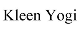 KLEEN YOGI trademark
