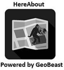 HEREABOUT POWERED BY GEOBEAST trademark