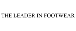 THE LEADER IN FOOTWEAR trademark