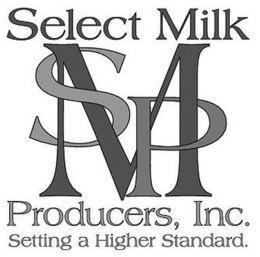 SMP SELECT MILK PRODUCERS, INC. SETTING A HIGHER STANDARD. trademark