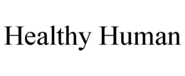 HEALTHY HUMAN trademark