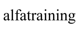 ALFATRAINING trademark