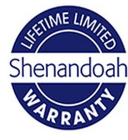 SHENANDOAH LIFETIME LIMITED WARRANTY trademark