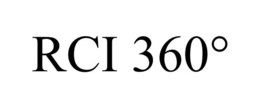 RCI 360° trademark