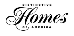 DISTINCTIVE HOMES OF AMERICA trademark