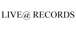 LIVE@ RECORDS trademark