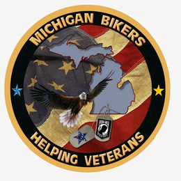 MICHIGAN BIKERS HELPING VETERANS POW MIA trademark