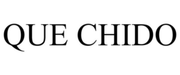 QUE CHIDO trademark
