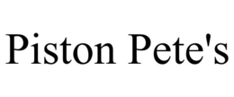 PISTON PETE'S trademark