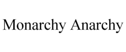 MONARCHY ANARCHY trademark