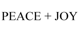 PEACE + JOY trademark